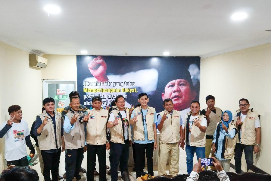 Relawan Pride Cirebon Raya Siap Menangkan Prabowo-Gibran via Udara