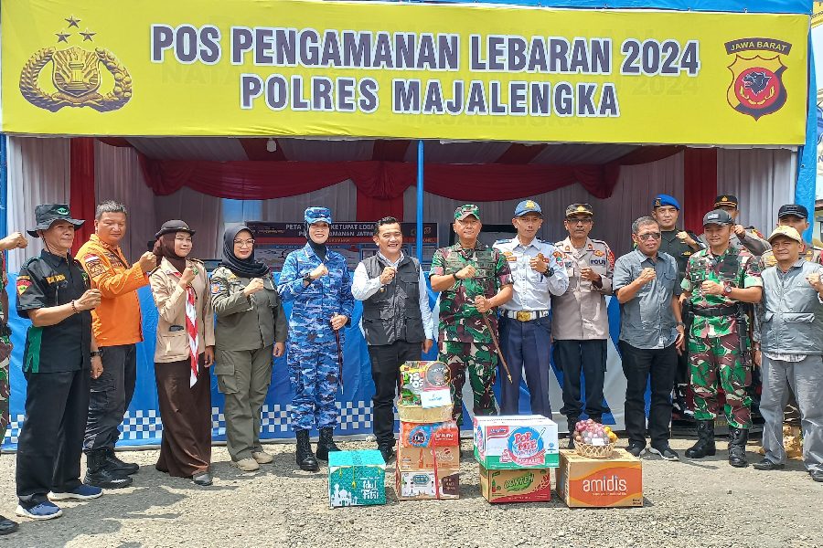 Pj Bupati Majalengka Pantau Pospam Lebaran 