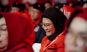 Bupati Indramayu Nina Agustina Sukseskan Rakernas V PDIP