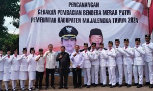 Pemkab Majalengka Canangkan Pembagian 10 Juta Bendera Merah Putih