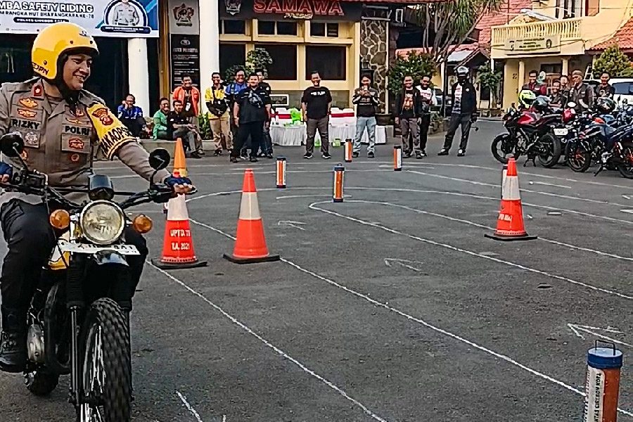 Satlantas Polres Cirebon Kota Adakan Lomba Safety Riding