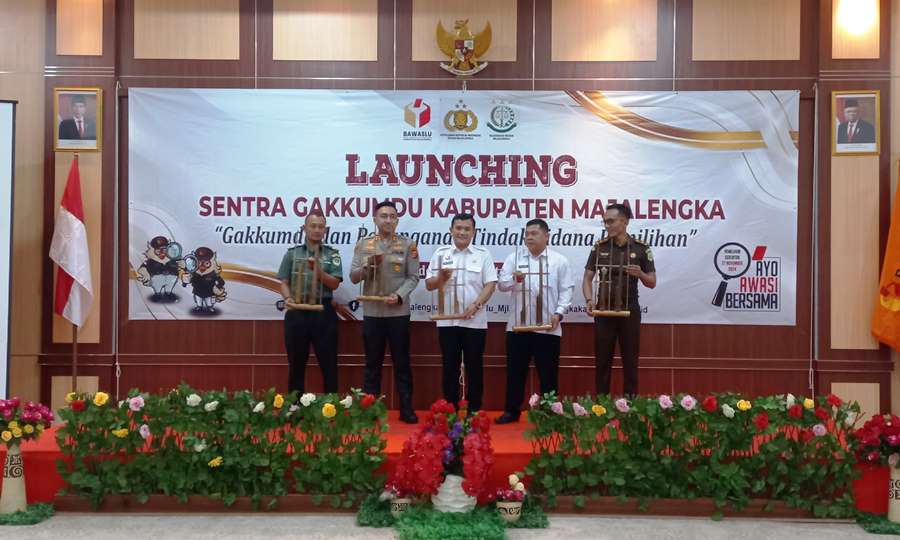 Antisipasi Kerawanan Pilkada 2024, Bawaslu Majalengka Launching Sentra Gakkumdu