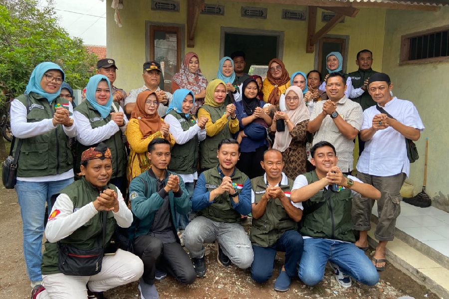 Jabar Bergerak Majalengka dan Amsindo Berdonasi untuk Bayi Penderita Tumor