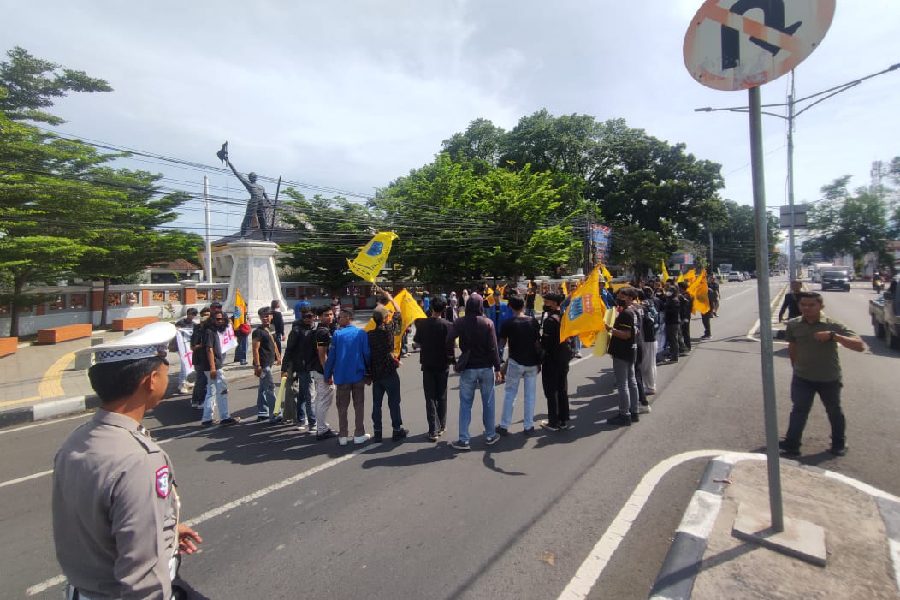 PMII Majalengka Gelar Aksi Refleksi 100 Hari Kerja DPR