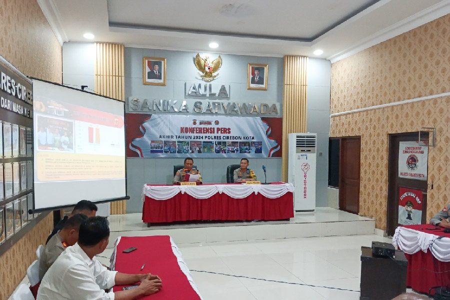 Polres Cirebon Kota Rilis Laporan Kinerja 2024