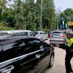 Volume Kendaraan Meningkat, Satlantas Polres Ciko Pastikan Lalin Tol Terkendali