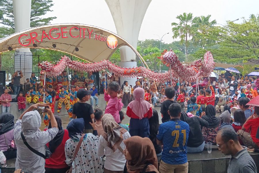 Barongsai di Grage City Mall, Tradisi Tahunan yang Selalu Dinanti
