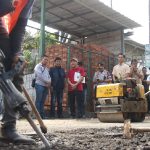 Wali Kota Cirebon Tinjau Perbaikan Jalan Ciremai Raya