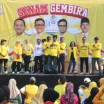Ribuan Warga Antusias Ikut Senam Gembira Golkar Kota Cirebon