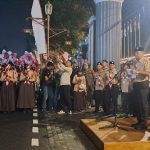 Ribuan Warga Saksikan Pawai Lampion Pramuka Majalengka