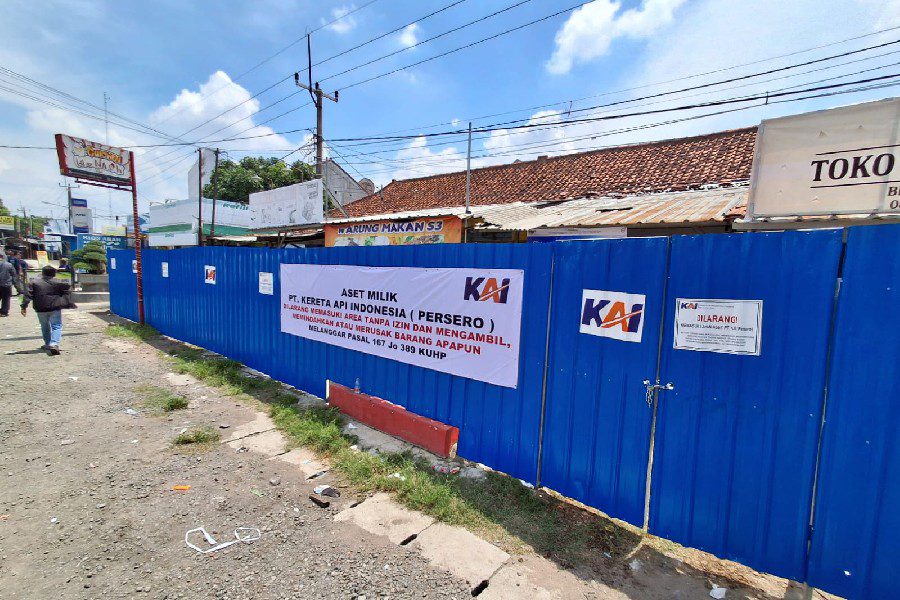 KAI Daop 3 Cirebon Tertibkan Aset Negara di Jatiwangi