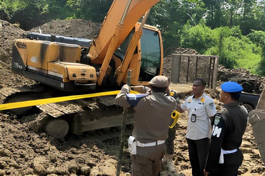 Pemkab Majalengka Tutup Galian Ilegal di Kasokandel