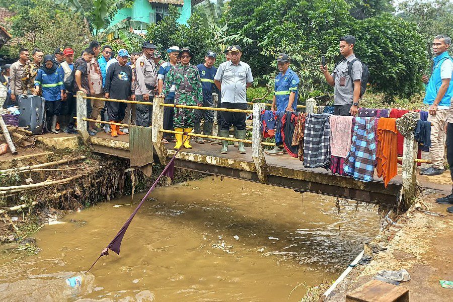 Banjir Rendam Ratusan Rumah di Desa Kasturi Majalengka