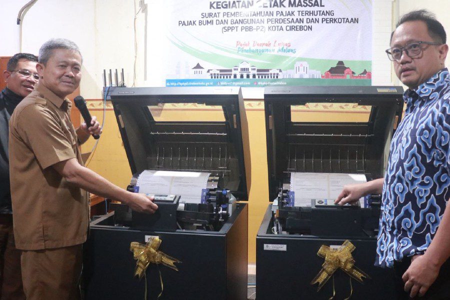 Optimalkan Pendapatan Daerah, Pemkot Cirebon Cetak Massal SPPT PBB-P2