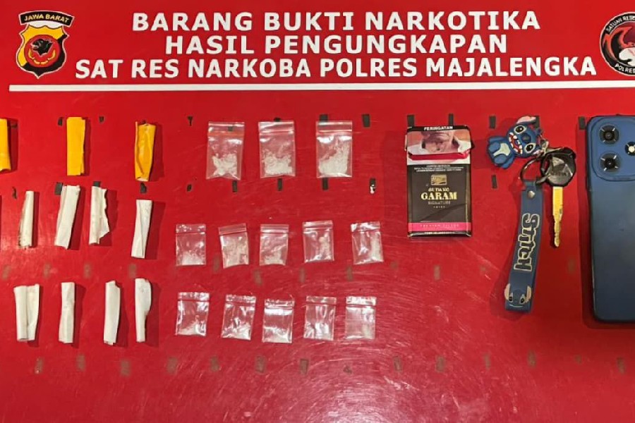 Edarkan Sabu di Cikijing, Warga Cirebon Diciduk Polisi Majalengka