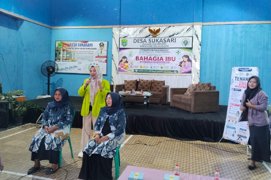 Kunci Harmoni Keluarga, Mahasiswa S2 UBHI Kuningan Edukasi Pentingnya Mental Ibu Sehat