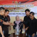 Polres Majalengka Musnahkan Barang Bukti Sabu 15,53 Gram