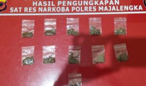 Polres Majalengka Bongkar Peredaran Tembakau Sintetis di Sumberjaya