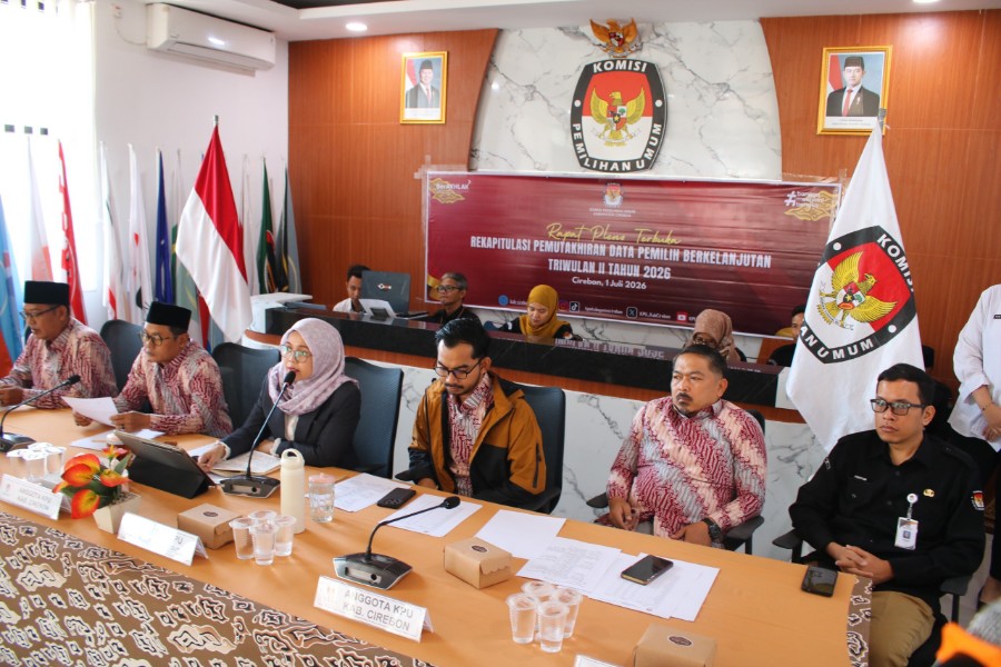 KPU Kabupaten Cirebon Tetapkan 1,84 Juta Pemilih Triwulan II 2026