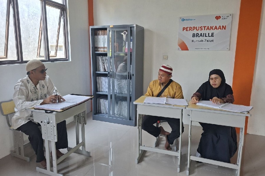 Perpustakaan Braille Perluas Akses Literasi Penyandang Tunanetra