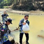 Sepuluh Ribu Benih Ikan Ditebar di Sungai Cilutung Majalengka