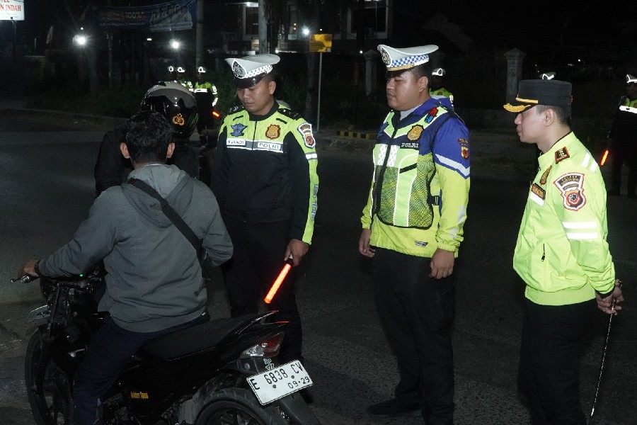 KRYD Polres Cirebon Kota Sita 32 Motor Knalpot Brong