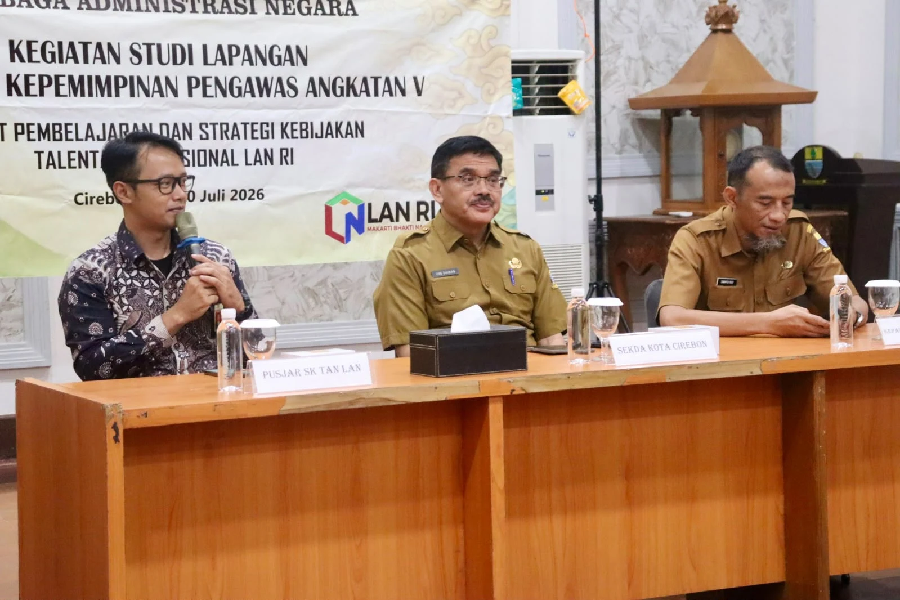 Kota Cirebon Jadi Lokasi Studi Lapangan PKP LAN