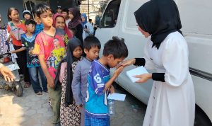 Tasyakuran 28 Tahun PAN, Rinna Suryanti Santuni 100 Anak Yatim