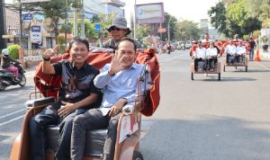 Becak Listrik Gratis untuk 200 Pengemudi di Kota Cirebon
